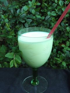 Una foto de Batido de chocolate blanco