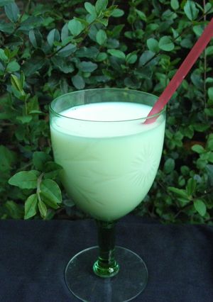 Una foto de Batido de chocolate blanco