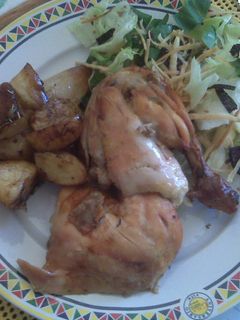 Una foto de Pollo entero a la mantequilla
