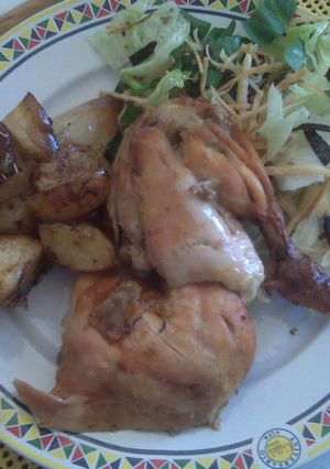 Una foto de Pollo entero a la mantequilla