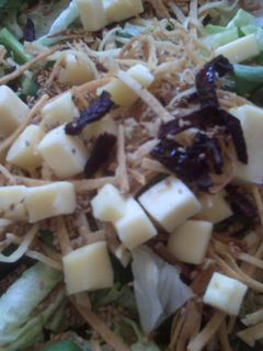 Una foto de Ensalada de espinacas a la mexicana