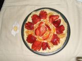 Tarta de frutas en hojaldre
