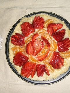 Una foto de Tarta de frutas en hojaldre