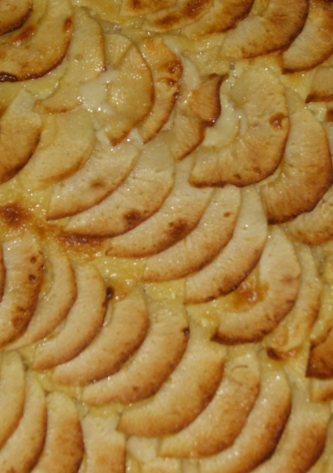 Una foto de Tarta de manzana de hojaldre