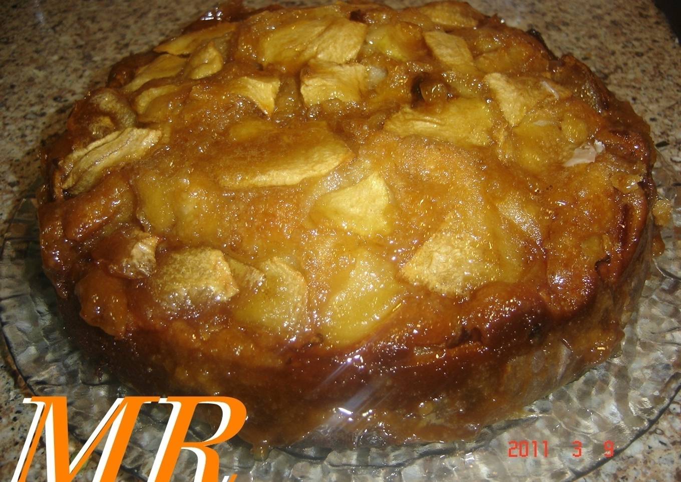 Bizcocho de manzana al caramelo<br />