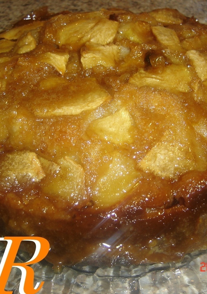 Una foto de Bizcocho de manzana al caramelo