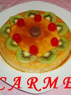 Una foto de Pastel fresco de mascarpone y piña