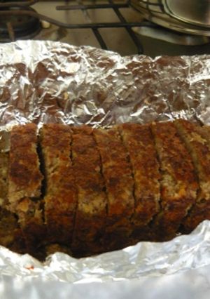 Una foto de Pastel de carne con salsa inglesa