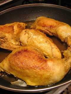 Una foto de Pollo en salsa sin complicaciones