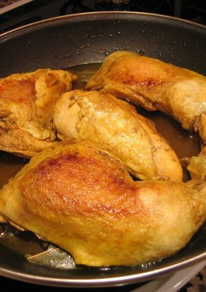 Una foto de Pollo en salsa sin complicaciones