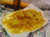 Patatas fritas bien hechas