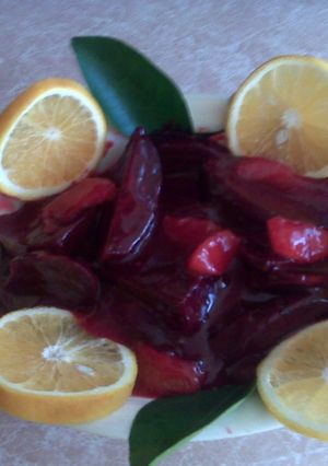 Una foto de Betabel con naranja