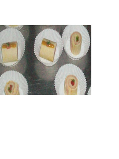 Una foto de Espirales de jamón y queso