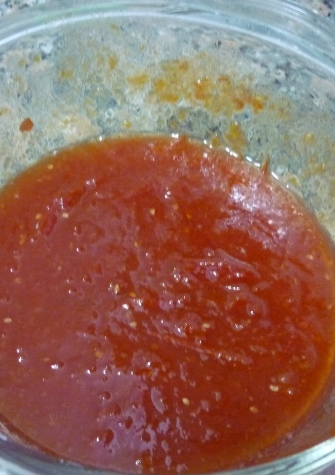 Una foto de Mermelada de tomates en microondas