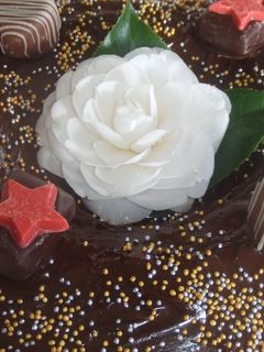 Una foto de Tarta de cumpleaños chococamelia