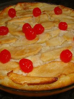 Una foto de Tarta de manzana rápida
