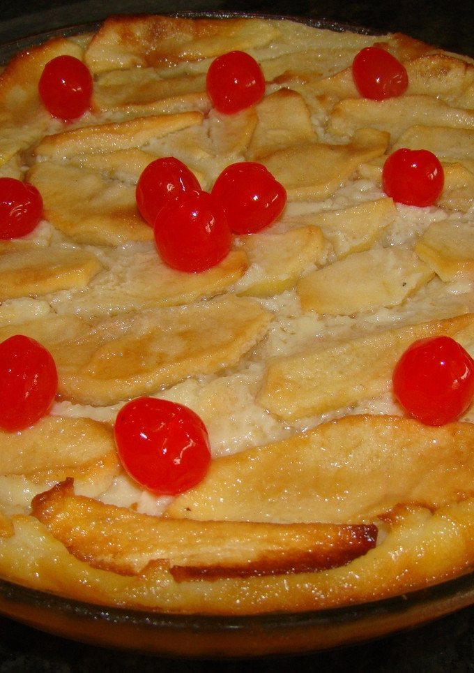 Una foto de Tarta de manzana rápida