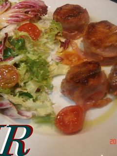 Una foto de Solomillo de cerdo gratinado con alioli de sobrasada