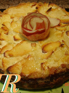 Una foto de Tarta mil hojas de manzana