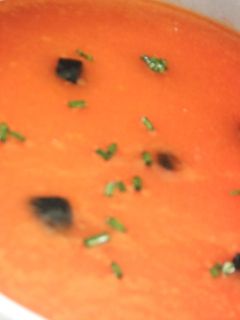 Una foto de Sopa tradicional de tomate