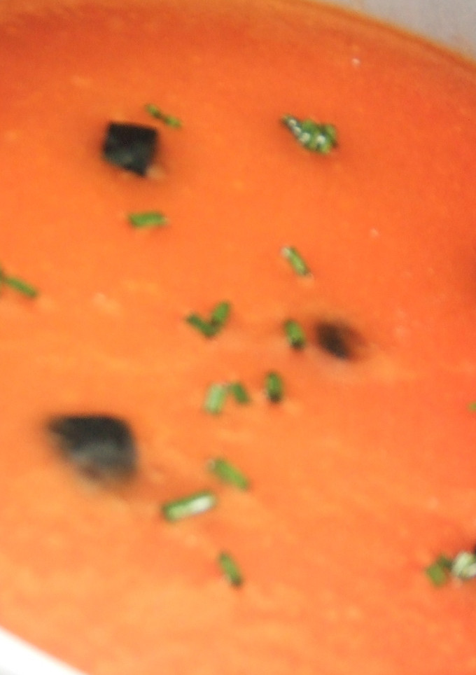 Una foto de Sopa tradicional de tomate