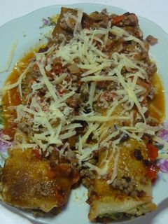Una foto de Canelones de verdura y calabaza