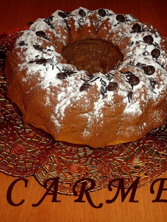 Una foto de Roscón de claras al cacao