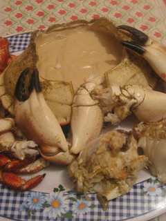 Una foto de Buey de mar relleno