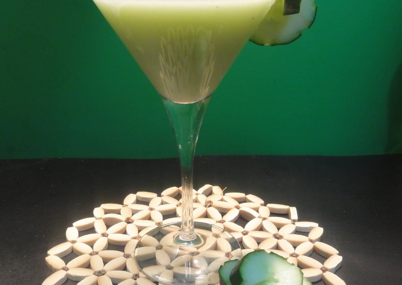 Gazpacho de pepino y manzana