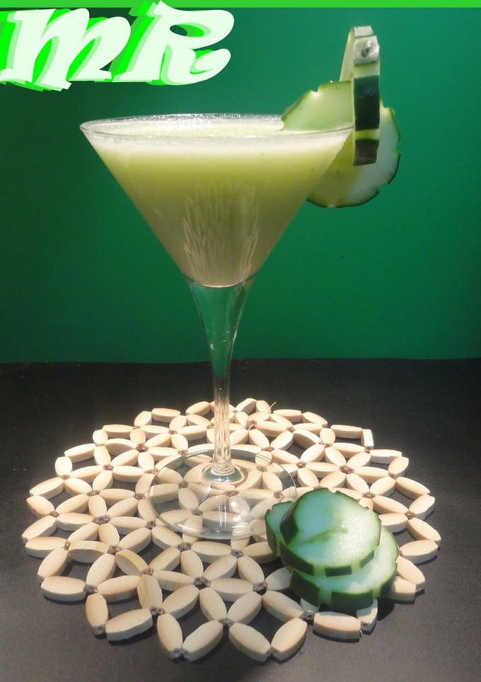 Una foto de Gazpacho de pepino y manzana