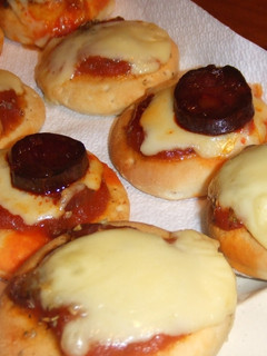 Una foto de Pizzetas de chistorra