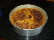 Una foto de soufflé zapallo