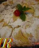 Clafoutis de almendra y fruta