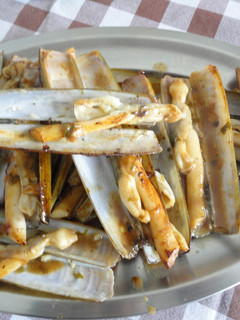 Una foto de Navajas gallegas a la plancha