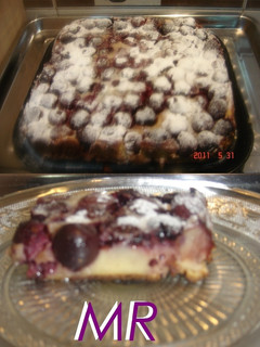 Una foto de Clafoutis clásico