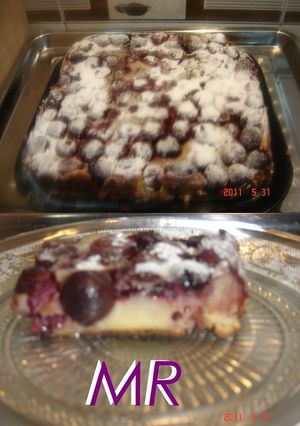 Una foto de Clafoutis clásico