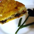 Empanada de morcilla y pimientos