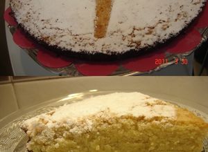 Una foto de Tarta de Santiago tradicional de Galicia