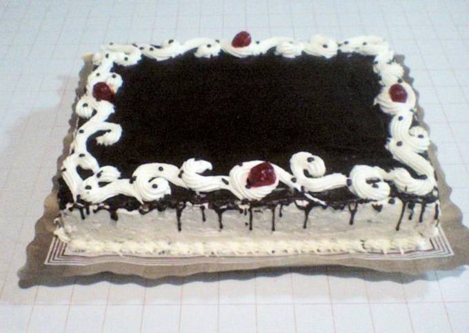 Torta morena con chocolate blanco y chocolate negro Receta de graciela  martinez @gramar09 en Instagram ☺?- Cookpad