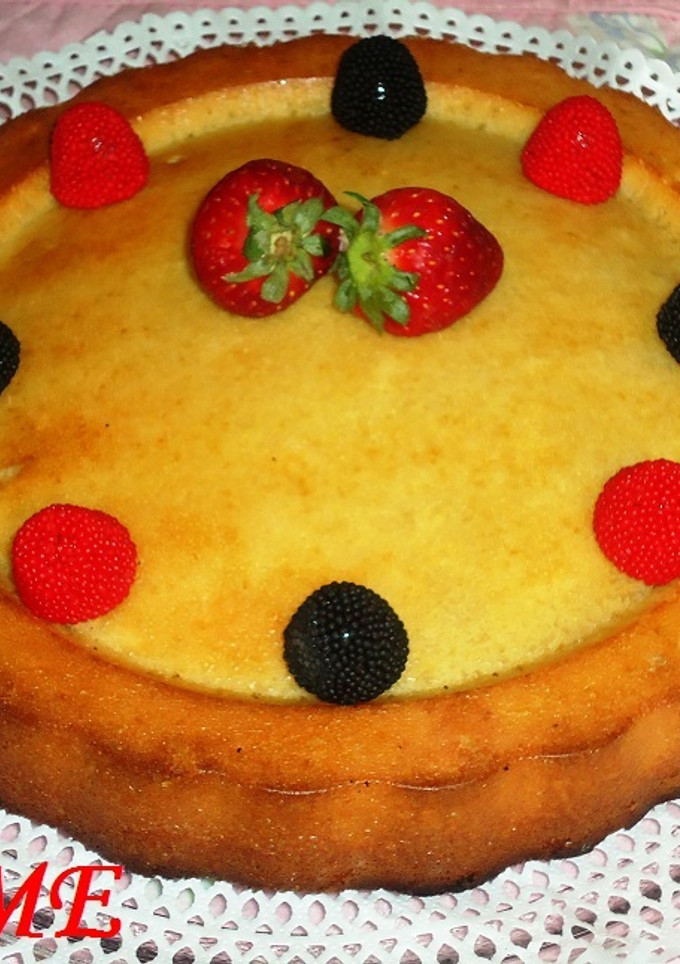 Una foto de Tarta de nata y nuez de macadamia