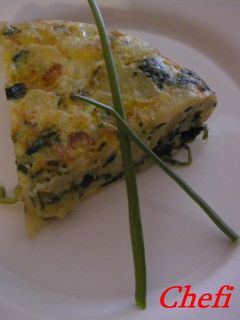 Una foto de Tortilla de acelgas light