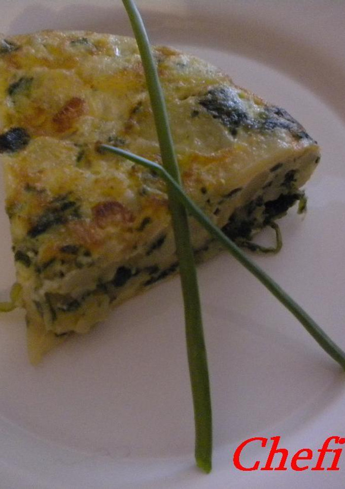 Una foto de Tortilla de acelgas light