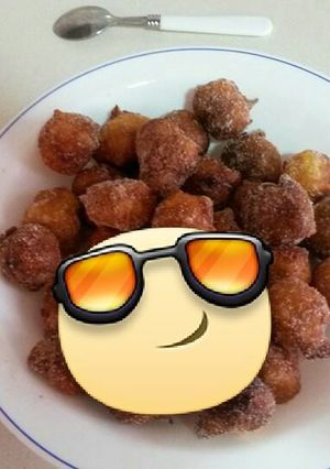Una foto de Buñuelos de viento de Semana Santa