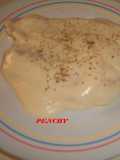 Pechugas con nata y queso fresco