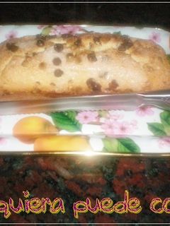 Una foto de Budin con chips de chocolate