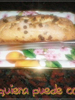 Una foto de Budin con chips de chocolate