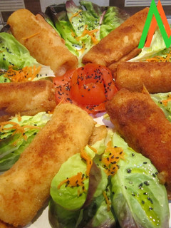 Una foto de Flamenquines con pan de molde