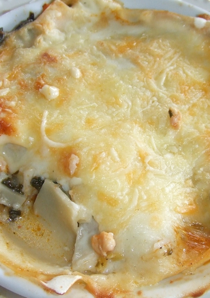Una foto de Gratinado de berenjenas con tomatitos y huevo