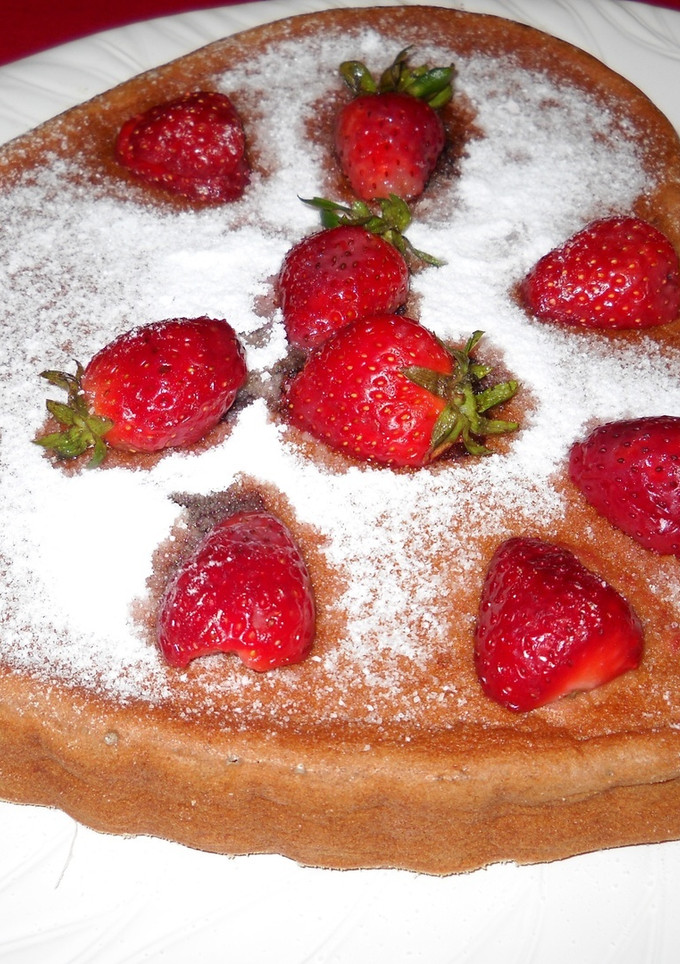 Una foto de Pudín de fresas con arándanos