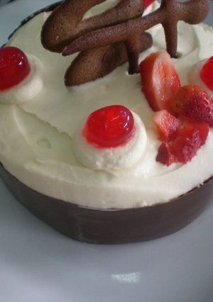 Una foto de Selva negra torta